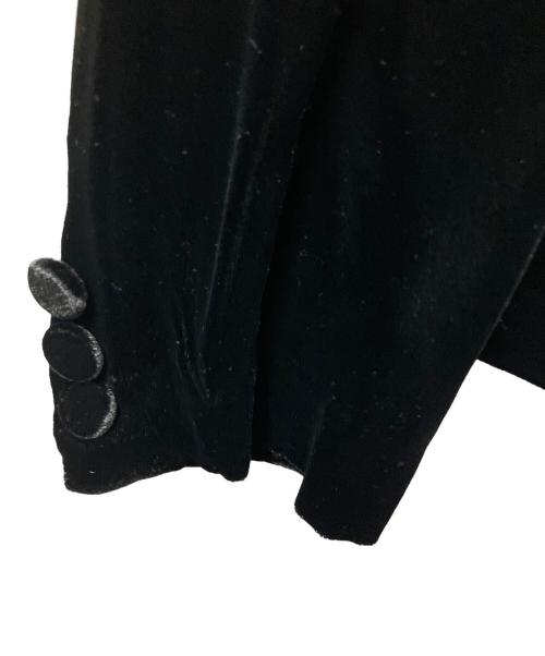 EMPORIO ARMANI（エンポリオ アルマーニ）EMPORIO ARMANI (エンポリオ アルマーニ) ベロアジャケット ブラック ブラック サイズ:Mの古着・服飾アイテム