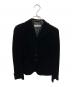 EMPORIO ARMANI（エンポリオ アルマーニ）の古着「ベロアジャケット ブラック」｜ブラック