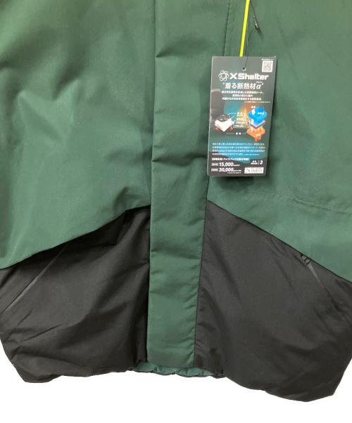 Xshelter（エックスシェルター）Xshelter (エックスシェルター) 断熱α防水防寒ジャケット グリーン サイズ:M 未使用品の古着・服飾アイテム