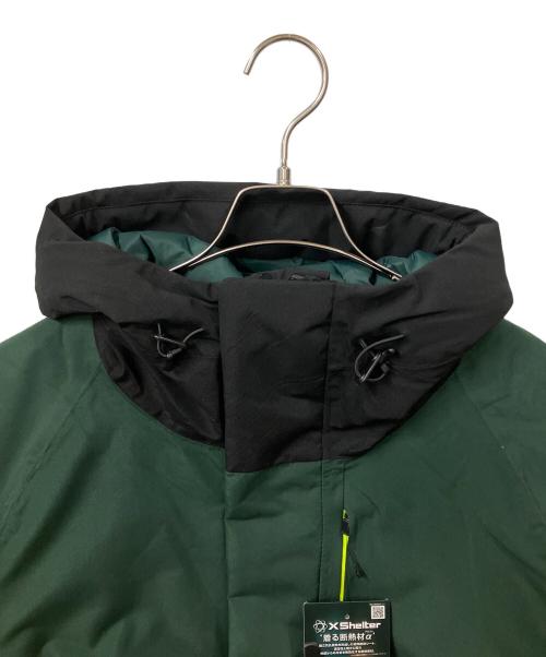 Xshelter（エックスシェルター）Xshelter (エックスシェルター) 断熱α防水防寒ジャケット グリーン サイズ:M 未使用品の古着・服飾アイテム