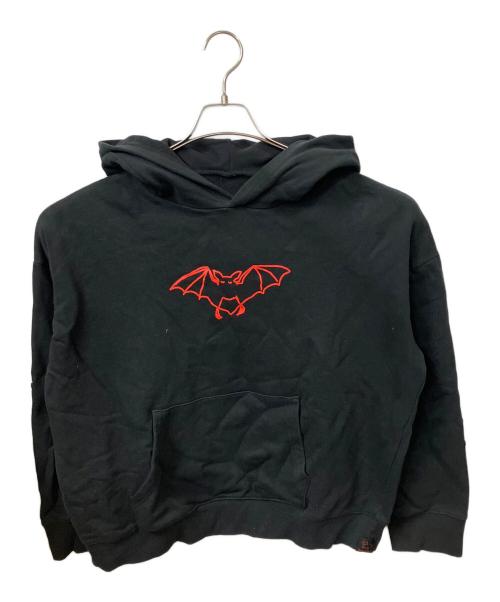 米津玄師（ヨネヅゲンシ）米津玄師 (ヨネヅゲンシ) コウモリパーカー 米津玄師 ツアーパーカー 2018 ブラック サイズ:Ｌの古着・服飾アイテム