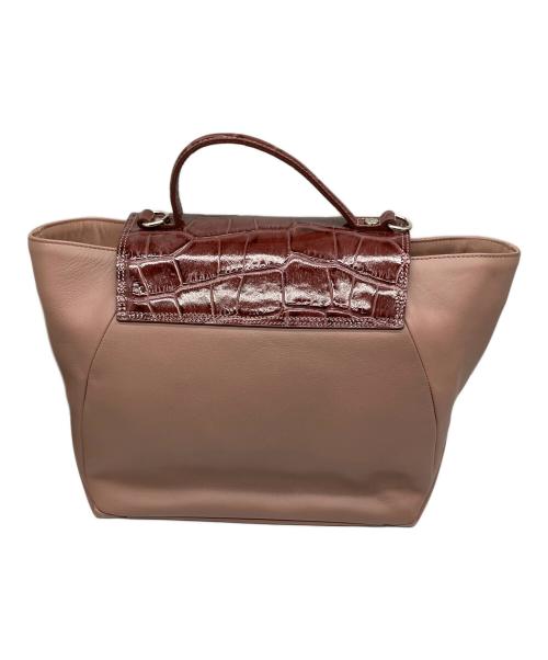 Vivienne Westwood（ヴィヴィアンウエストウッド）Vivienne Westwood (ヴィヴィアンウエストウッド) 2WAYバッグ エンジ×ピンク エンジ×ピンクの古着・服飾アイテム