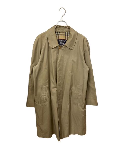 Burberry's（バーバリー）Burberry's (バーバリー) 裏地ノバチェックステンカラーコート カーキ サイズ:不明の古着・服飾アイテム