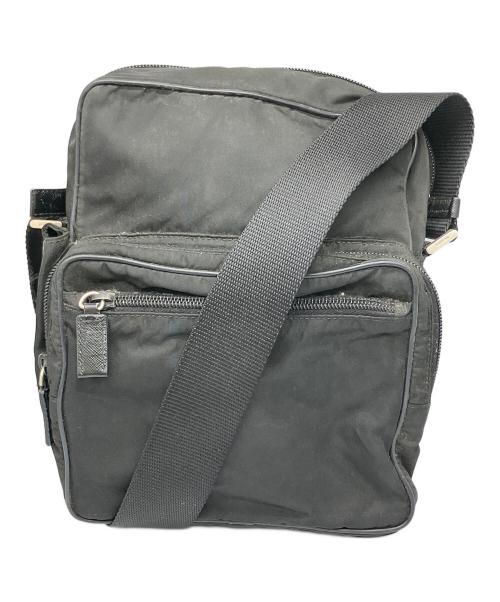 PRADA（プラダ）PRADA (プラダ) テスートショルダーバッグ ブラックの古着・服飾アイテム