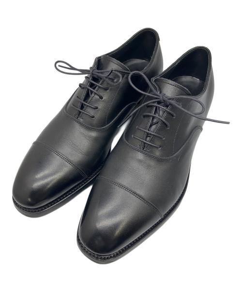 浅草靴誂（アサクサカチョウ）浅草靴誂 (アサクサカチョウ) ストレートチップシューズ ブラック サイズ:25.5の古着・服飾アイテム