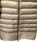 中古・古着 MONCLER (モンクレール) ダウンジャケット ベージュ：25000円