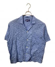 BoTT（ボット）の古着「Windowpane S/S Shirt」｜スカイブルー