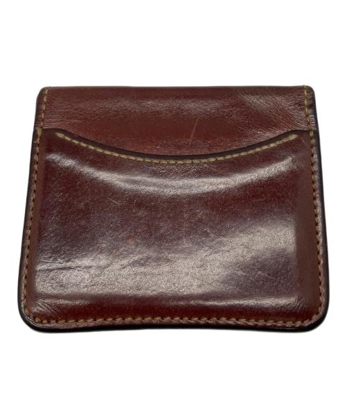 WILDSWANS（ワイルドスワンズ）WILDSWANS (ワイルドスワンズ) レザーコインウォレット ボルドーの古着・服飾アイテム