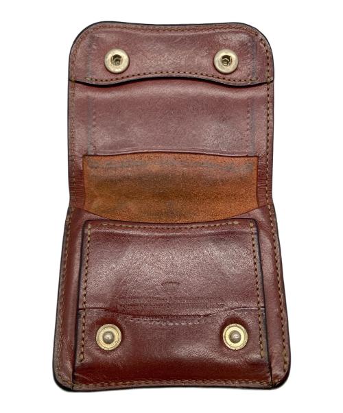 WILDSWANS（ワイルドスワンズ）WILDSWANS (ワイルドスワンズ) レザーコインウォレット ボルドーの古着・服飾アイテム