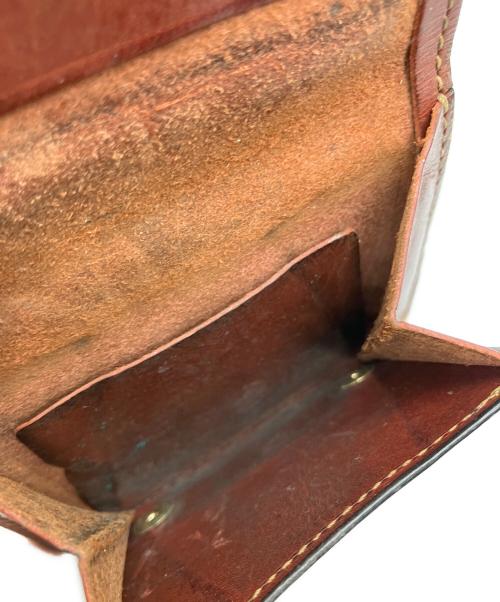 WILDSWANS（ワイルドスワンズ）WILDSWANS (ワイルドスワンズ) レザーコインウォレット ボルドーの古着・服飾アイテム