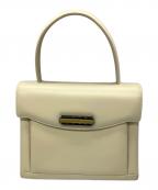 GIVENCHYジバンシィ）の古着「クラシカルレザーハンドバッグ」｜アイボリー