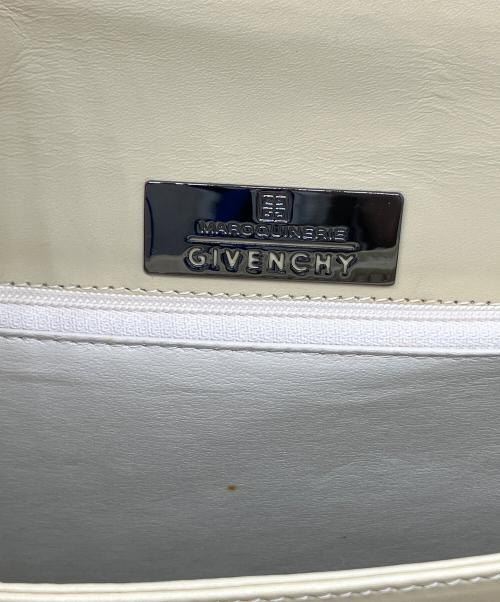 GIVENCHY（ジバンシィ）GIVENCHY (ジバンシィ) クラシカルレザーハンドバッグ アイボリーの古着・服飾アイテム