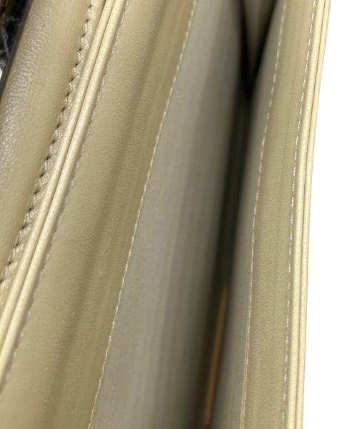 GIVENCHY（ジバンシィ）GIVENCHY (ジバンシィ) クラシカルレザーハンドバッグ アイボリーの古着・服飾アイテム