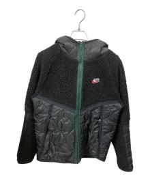 NIKE（ナイキ）の古着「ボアフリース キルティングジャケット」｜ブラック