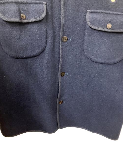 PAPAS（パパス）PAPAS (パパス) ウールカバーオール インディゴ サイズ:Lの古着・服飾アイテム