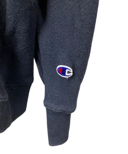 Champion（チャンピオン）Champion (チャンピオン) stussy (ステューシー) stussy×Championプルオーバーパーカー ネイビー サイズ:Mの古着・服飾アイテム