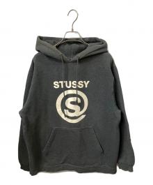 stussy（ステューシー）の古着「ロゴプリントプルオーバー」｜グレー