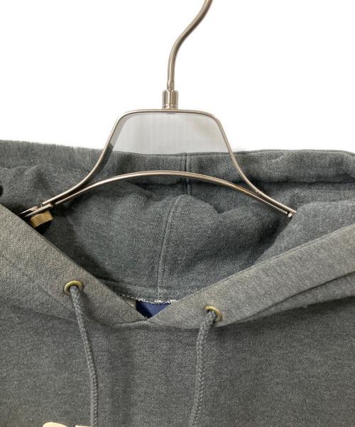 stussy（ステューシー）stussy (ステューシー) ロゴプリントプルオーバー グレー サイズ:Lの古着・服飾アイテム