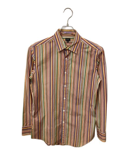 PAUL SMITH（ポールスミス）PAUL SMITH (ポールスミス) 長袖シャツ ストライプ マルチカラー サイズ:Mの古着・服飾アイテム