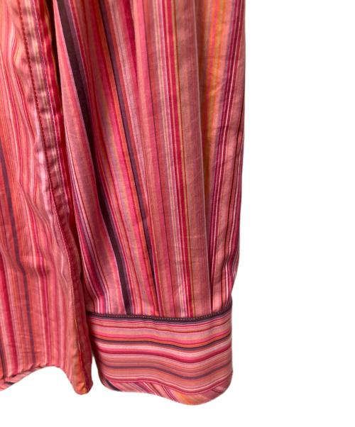 PAUL SMITH（ポールスミス）Paul Smith (ポールスミス) ストライプマルチカラーシャツ ピンク サイズ:Mの古着・服飾アイテム