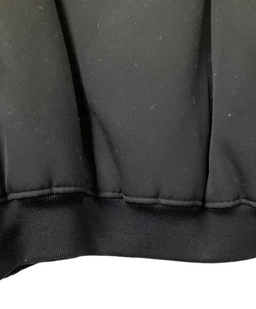 JIL SANDER（ジルサンダー）JIL SANDER (ジルサンダー) レザーエルボーパッチ 中綿ボンバージャケット ブラック サイズ:46の古着・服飾アイテム