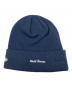 SUPREME (シュプリーム) New Era (ニューエラ) ニット帽 New era×Supreme ネイビー サイズ:1：9000円