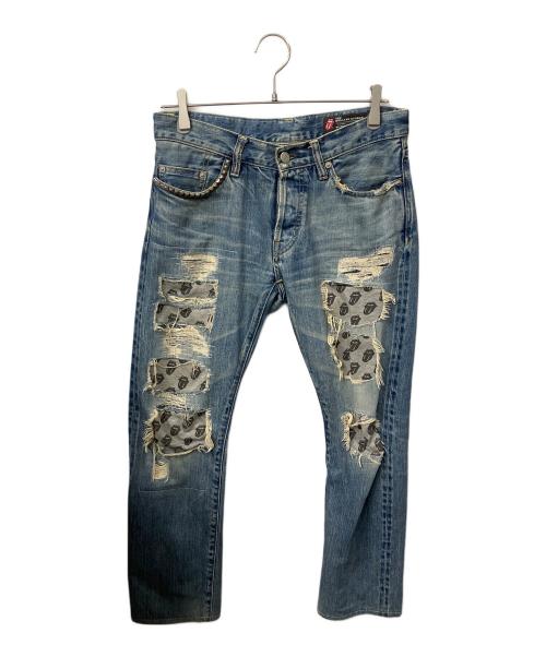 Hysteric Glamour（ヒステリックグラマー）Hysteric Glamour (ヒステリックグラマー) デニムパンツ インディゴ サイズ:76cm(W30)の古着・服飾アイテム