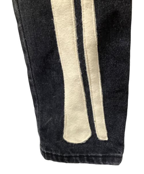 mnml（ミニマル）mnml (ミニマル) スカルボーンデニムパンツ ブラック サイズ:73.5cm（W29）の古着・服飾アイテム