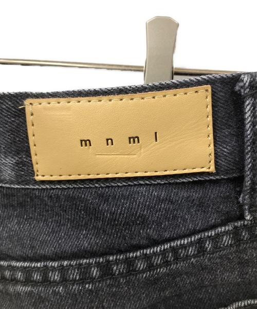 mnml（ミニマル）mnml (ミニマル) スカルボーンデニムパンツ ブラック サイズ:73.5cm（W29）の古着・服飾アイテム