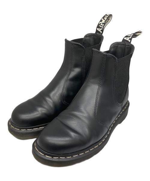 Dr.Martens（ドクターマーチン）Dr.Martens (ドクターマーチン) ホワイトステッチ　チェルシーブーツ ブラック サイズ:27の古着・服飾アイテム