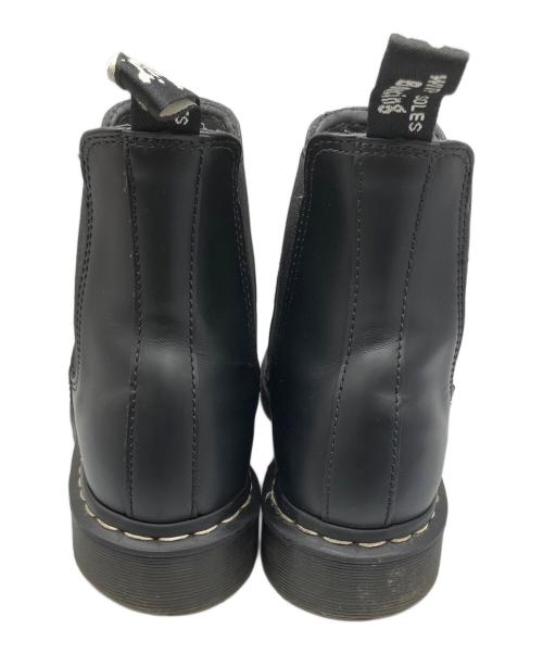 Dr.Martens（ドクターマーチン）Dr.Martens (ドクターマーチン) ホワイトステッチ　チェルシーブーツ ブラック サイズ:27の古着・服飾アイテム
