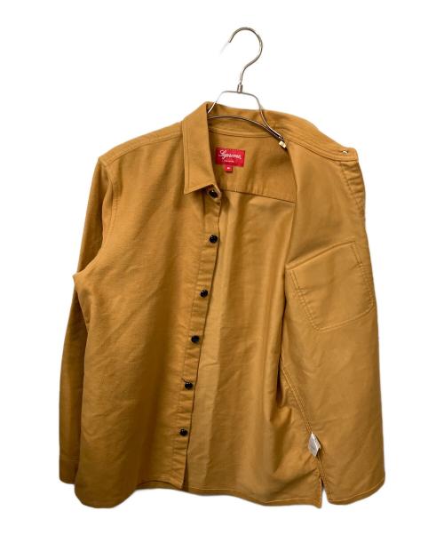 SUPREME（シュプリーム）Supreme (シュプリーム) モールスキンフィールドシャツ ライトベージュ サイズ:Mの古着・服飾アイテム