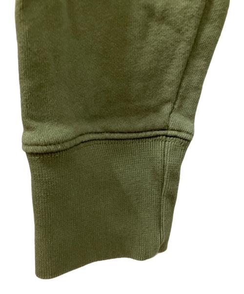 maison kitsune（メゾンキツネ）maison kitsune (メゾンキツネ) GREY FOX HEAD PATCH CLASSIC HOODIE オリーブ サイズ:不明の古着・服飾アイテム