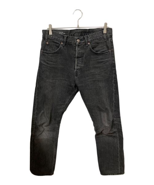 CELINE（セリーヌ）CELINE (セリーヌ) ストレートデニムパンツ ブラック ブラック サイズ:Ｗ29の古着・服飾アイテム
