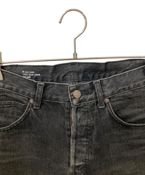 CELINE（セリーヌ）CELINE (セリーヌ) ストレートデニムパンツ ブラック ブラック サイズ:Ｗ29の古着・服飾アイテム