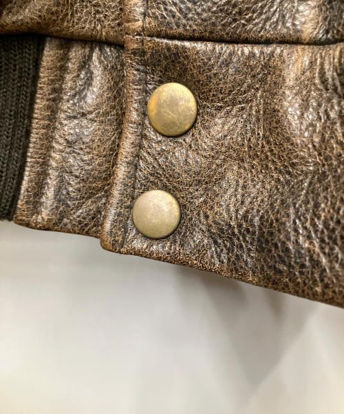 DANBURY（ダンベリー）DANBURY (ダンベリー) レザージャケット ブラウン サイズ:Lの古着・服飾アイテム