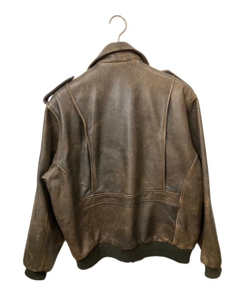 DANBURY（ダンベリー）DANBURY (ダンベリー) レザージャケット ブラウン サイズ:Lの古着・服飾アイテム