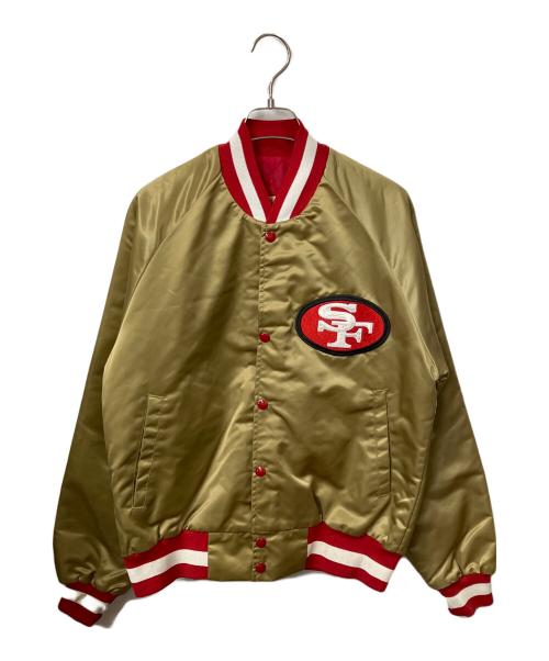 NFL（エヌエフエル）NFL (エヌエフエル) Chalk Line (チョークライン) ナイロンスタジャン NFL ゴールド サイズ:Sの古着・服飾アイテム