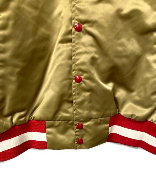 NFL（エヌエフエル）NFL (エヌエフエル) Chalk Line (チョークライン) ナイロンスタジャン NFL ゴールド サイズ:Sの古着・服飾アイテム