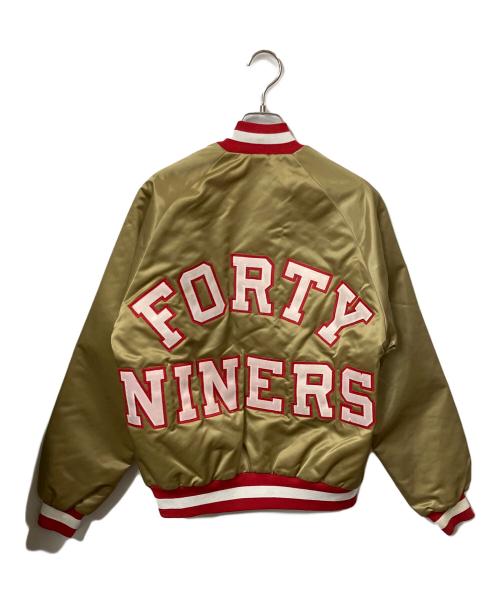 NFL（エヌエフエル）NFL (エヌエフエル) Chalk Line (チョークライン) ナイロンスタジャン NFL ゴールド サイズ:Sの古着・服飾アイテム