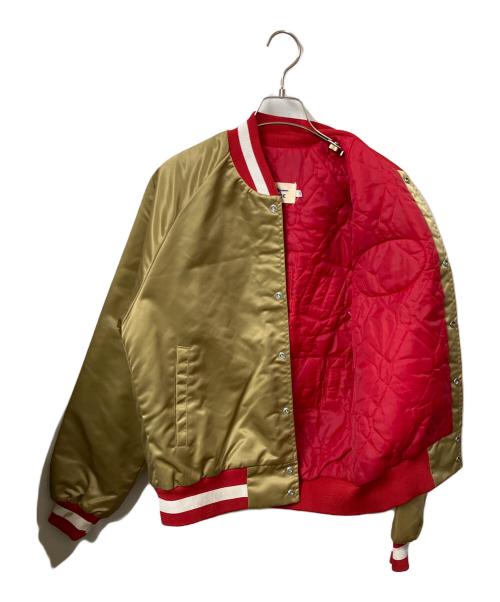 NFL（エヌエフエル）NFL (エヌエフエル) Chalk Line (チョークライン) ナイロンスタジャン NFL ゴールド サイズ:Sの古着・服飾アイテム