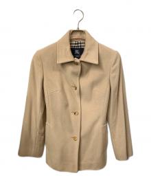 BURBERRY LONDON（バーバリーロンドン）の古着「ノヴァチェックライナー ショートコート」｜ベージュ