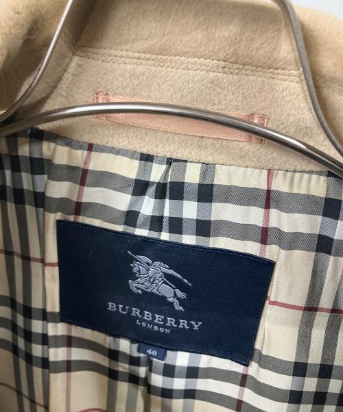 BURBERRY LONDON（バーバリーロンドン）BURBERRY LONDON (バーバリーロンドン) ノヴァチェックライナー ショートコート ベージュ サイズ:40の古着・服飾アイテム