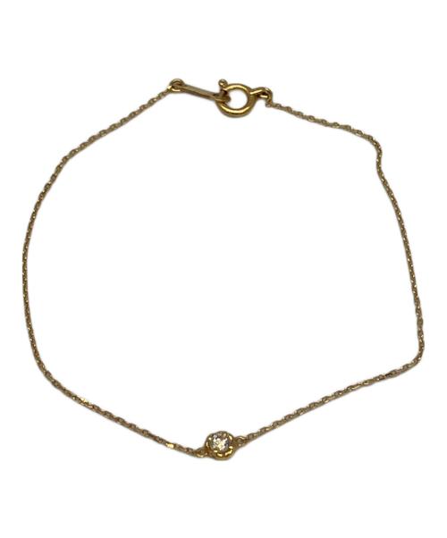 AHKAH（アーカー）AHKAH (アーカー) 一粒ダイヤモンドブレスレットの古着・服飾アイテム