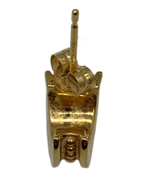 ete（エテ）ete (エテ) ミルカーブピアス ゴールドの古着・服飾アイテム