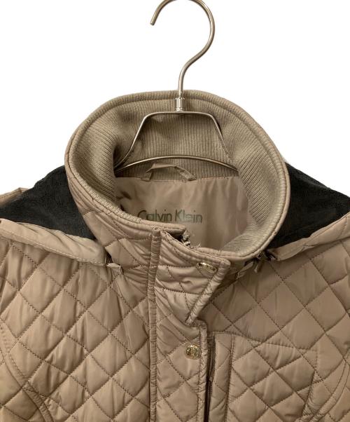 Calvin Klein（カルバンクライン）Calvin Klein (カルバンクライン) キルティングコート ベージュ サイズ:不明の古着・服飾アイテム
