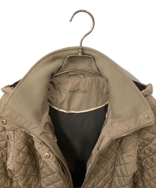 Calvin Klein（カルバンクライン）Calvin Klein (カルバンクライン) キルティングコート ベージュ サイズ:不明の古着・服飾アイテム