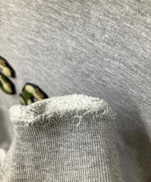 stussy（ステューシー）stussy (ステューシー) プルオーバーパーカー グレー サイズ:Mの古着・服飾アイテム