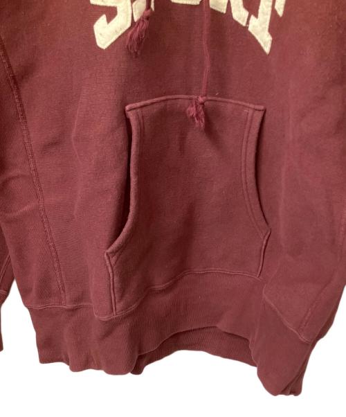 Champion REVERSE WEAVE（チャンピオン リバース ウィーブ）Champion REVERSE WEAVE (チャンピオン リバース ウィーブ) stussy (ステューシー) パーカー WARMUP ワインレッド サイズ:Lの古着・服飾アイテム