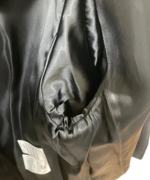 MaxMara（マックスマーラ）MaxMara (マックスマーラ) ダブルハーフコート ブラック サイズ:38の古着・服飾アイテム